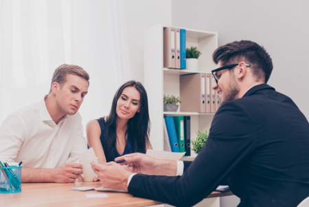 Couple and Real Estate Agent 